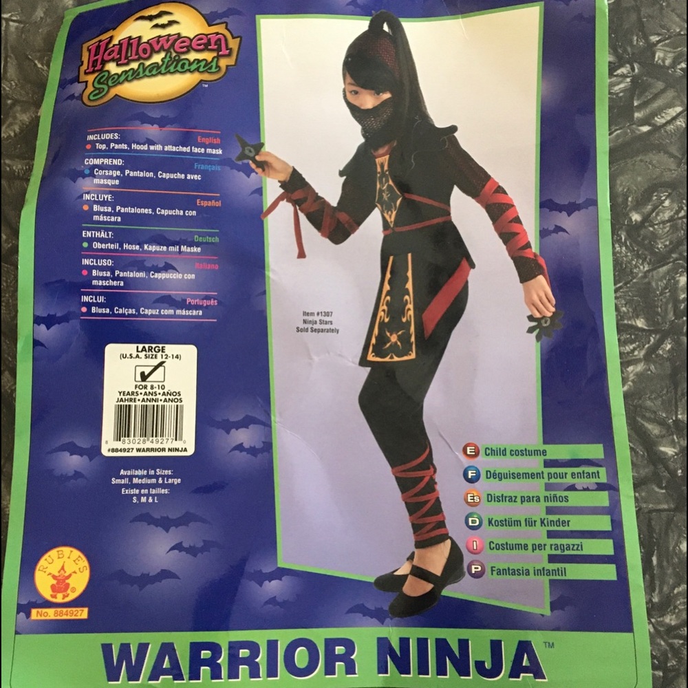 Ninja Warrior costume